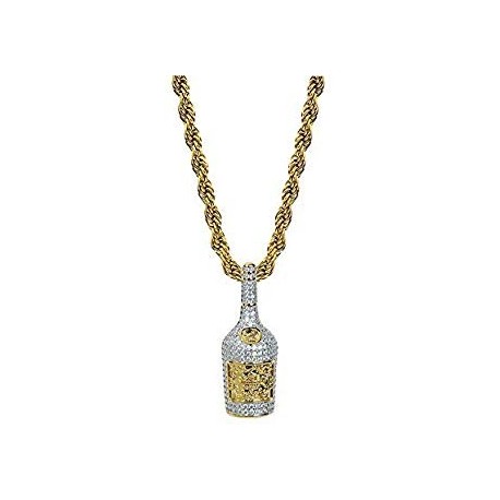 necklace with champagne bottle rapper mamy jo