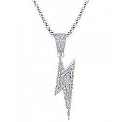 necklace lightning bolt-metal