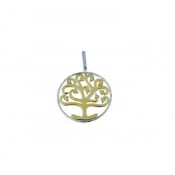 C2826BG zircon tree of life pendant