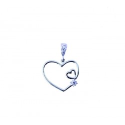 Heart pendant P3214B