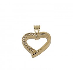 Stylized heart pendant P3353G