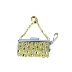 C2711BG perforated handbag pendant
