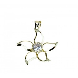 Flower pendant with central light point C1321G
