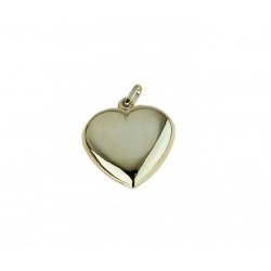 Shiny boxed heart pendant C1267G