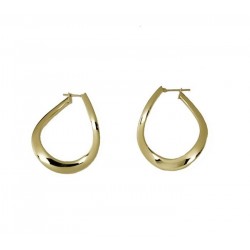 Teardrop hoops earrings O3229G