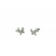 Boucles d'oreilles papillons pavées d'oxydes de zirconium cubiques O2128B