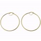 Smooth round barrel earrings O3247G