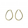 smooth round barrel drop earrings cane O3248G