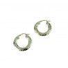 Faceted circles earrings O2637G