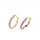 Circles earrings with enamel O2337G