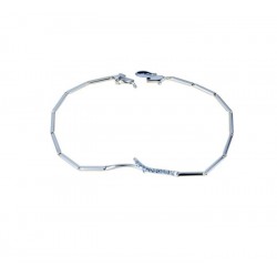 Bracelet semi-rigide avec zircons BR1037B
