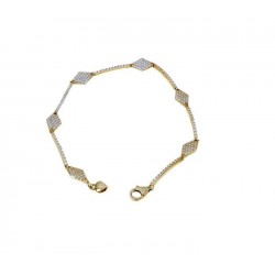 Bracelet with cubic zirconia pave BR1031R