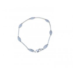 Bracelet with cubic zirconia pave BR1028B