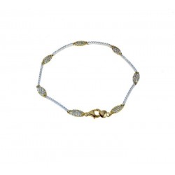 Bracelet with cubic zirconia pave BR1029BR