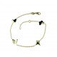 Bracelet with plate butterflies BR2956G