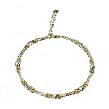 Semi-rigid bracelet of diamond spheres BR3160BG