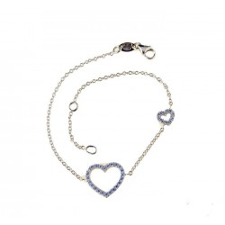 Bracciale cuore con zirconi BR2952R