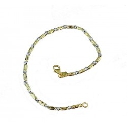 Bracelet with spheres and cylindrical diamond-coated tubular elements BR3172BG