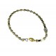 Full chain bracelet with alternating patterned links BR764BC