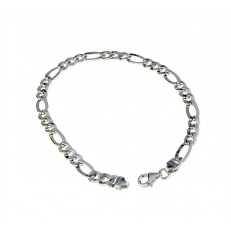 Hollow Link Chain Bracelet Three + One BR780B