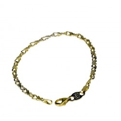 Full chain bracelet with BR758BG partridge eye link