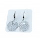 Boucles d'oreilles pendantes ajourées avec crochet monachina O2178B