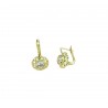 Light point earrings with monachina hook O2103G