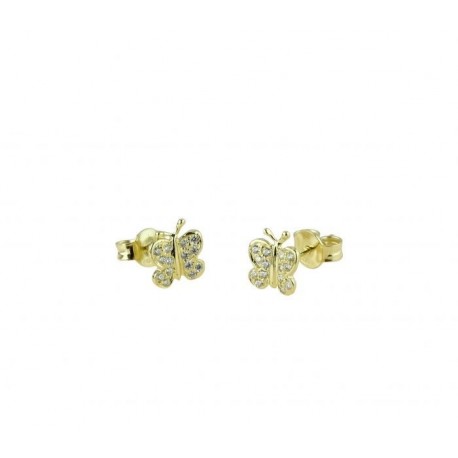 Zircon butterfly earrings O2155G