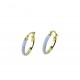 Circles earrings with enamel O2336G