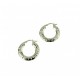 Faceted circles earrings O2636G