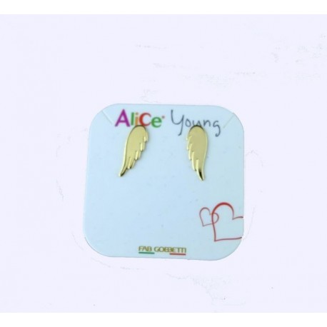 Plate angel wings earrings O2926G