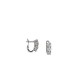 Trilogy earrings with clip hook O3336B