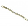 Bracciale con piastre scatolate fantasia BR867B