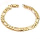 bracelet en or jaune avec 3 plus 1 maillons