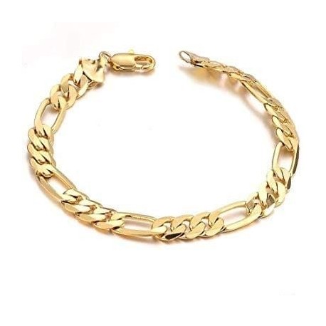 yellow gold bracelet with 3 plus 1 links