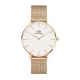 Daniel Wellington dw00100305 melrose goldrose white 36mm watch