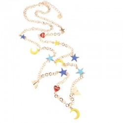 Necklace I love Capri starry sky 00637