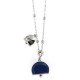 Halskette „I love Capri“ mit zerkleinertem Glockenanhänger 00638