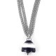 I love Capri multi-strand necklace with bell 00639