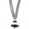 Ich liebe die mehrsträngige Capri-Halskette mit Glöckchen 00639