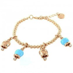 I love Capri bracelet in metal with bell charms 00644