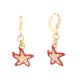 Boucles d'oreilles I love Capri avec pendentif étoile de mer 00661