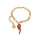 Bracelet I love Capri avec pendentif en corne 00666