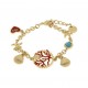 Bracelet I love Capri avec symboles marins 00670