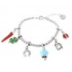 Bracelet I love Capri avec porte-bonheur 00673