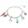 Bracelet I love Capri avec porte-bonheur 00673