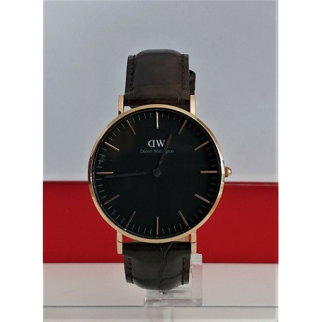 Daniel Wellington Orologio Analogico Quarzo Unisex con Cinturino in Pelle DW00100140