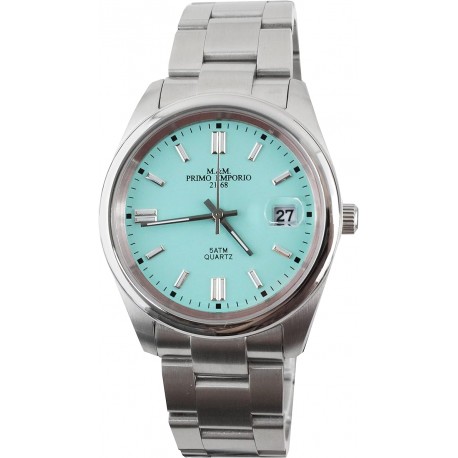 orologio M.M. Primo Emporio 21-68 sub date color sky blue 1018T