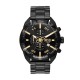 Orologio Uomo DIESEL SPIKED DZ4644 Chrono Acciaio Nero Oversize 49mm
